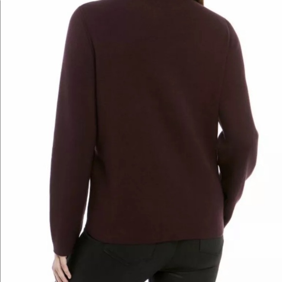 Eileen Fisher Funnel Neck Sweater Casis Size XXS 19” B x 24” L - Picture 5 of 16